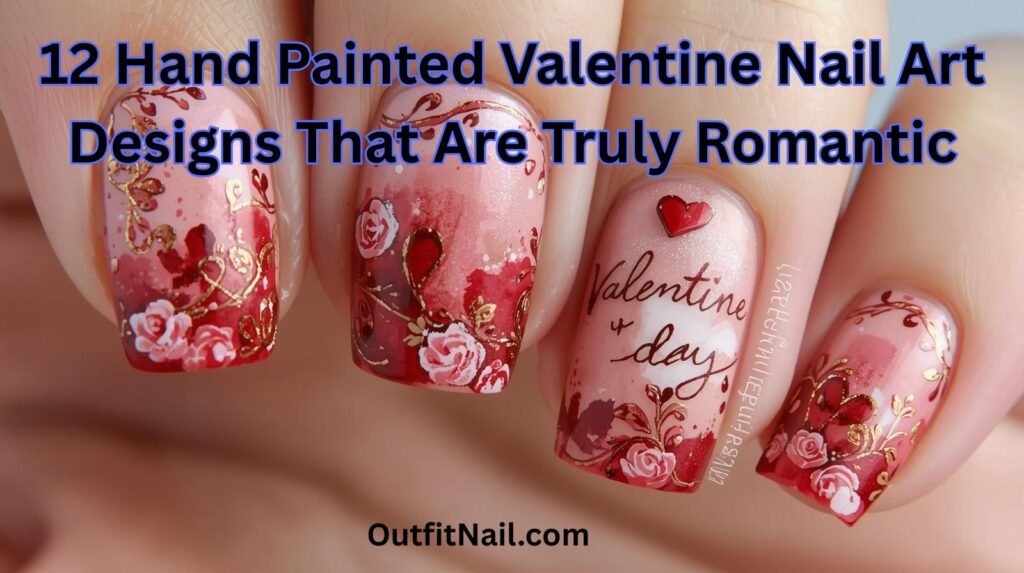 12 Hand Painted Valentine Nail Art Designs That Are Truly Romantic