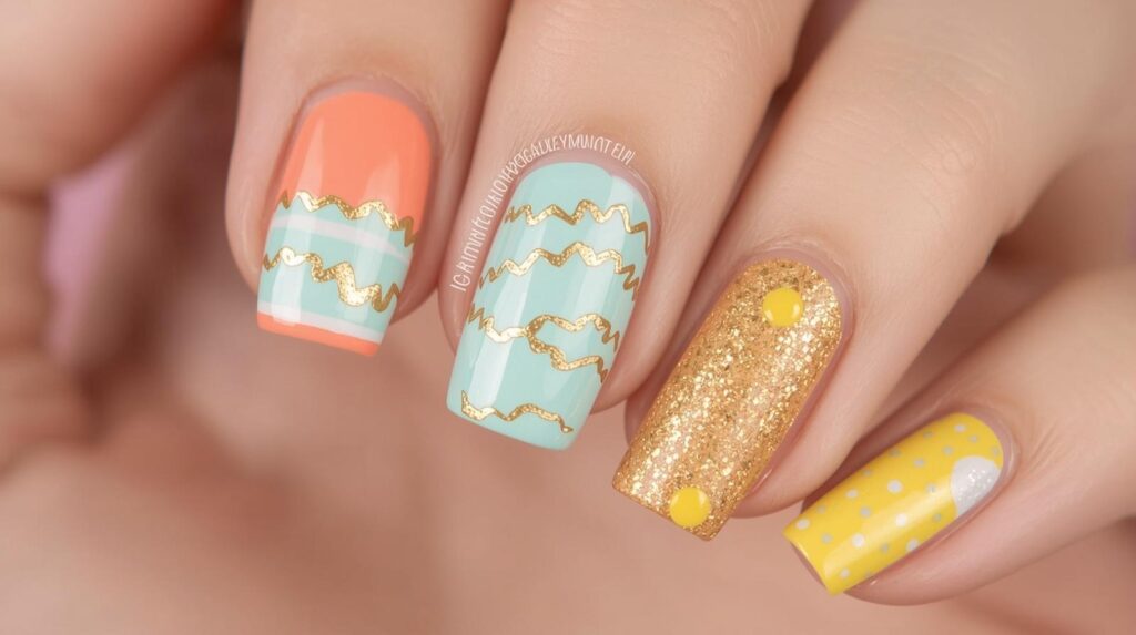 12. Short Summer Nails