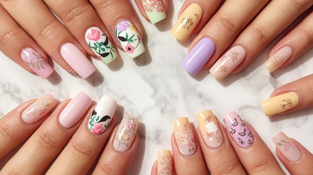 12 Fresh Gel Nail Ideas for May That Scream Spring Vibes