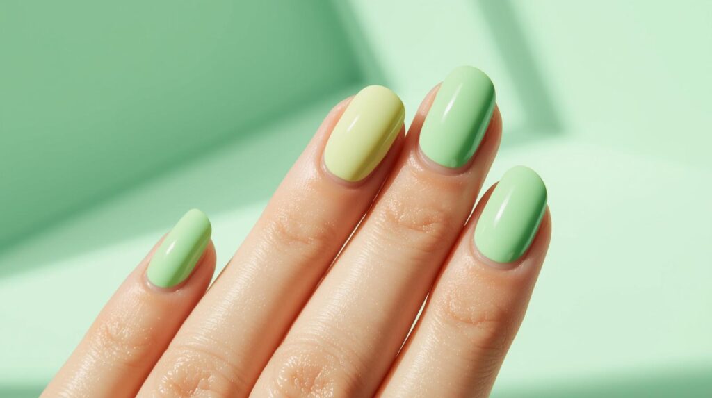 12 Spring Pastel Green Nails That Look Fresh and Trendy