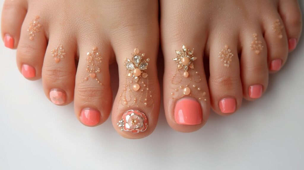 Stunning Peach Coral Nail Ideas for Toes You'll Absolutely Love 2026