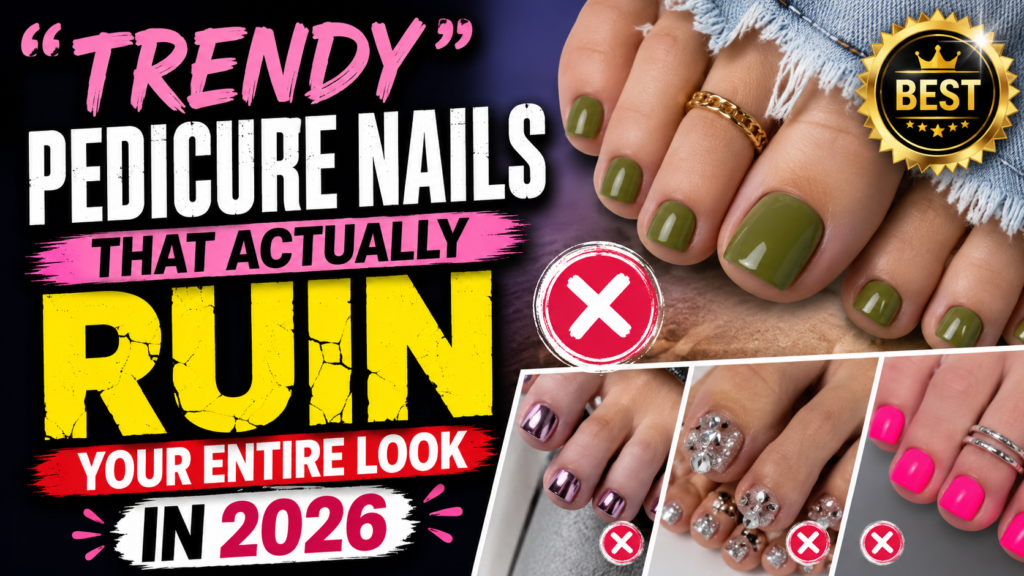 Trendy Pedicure Nails That Actually Ruin Your Entire Look in 2026"