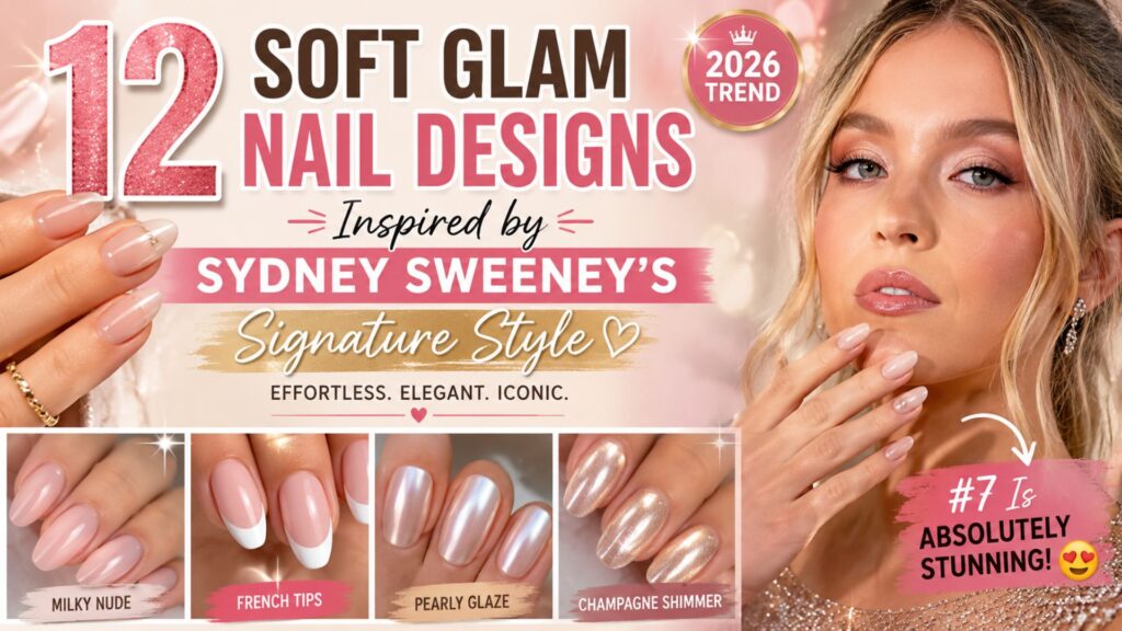 Glam Nail Designs Inspired by Sydney Sweeney's